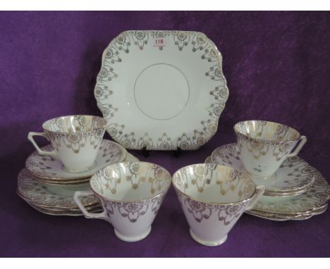 A part tea service by Pendant