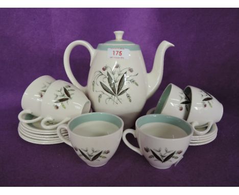 A vintage tea service by Crown Goldendale 