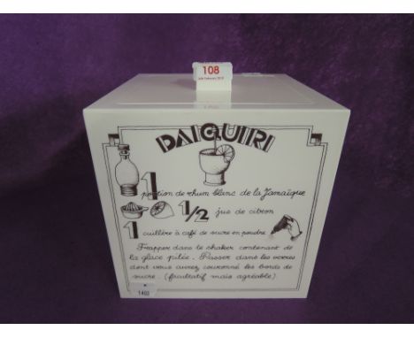 A vintage style kitchen tidy storage box