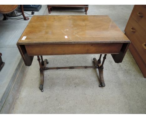 A period style mahogany sofa type coffee table