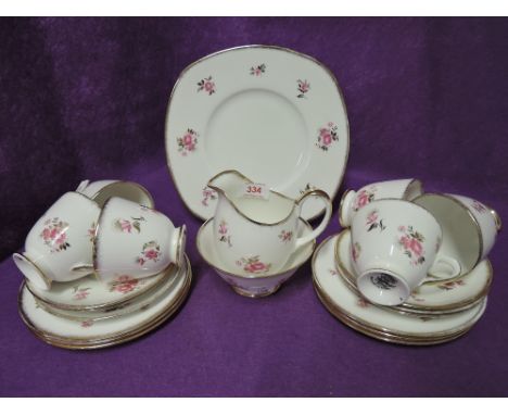 A part tea service by Imperial fine bone china 