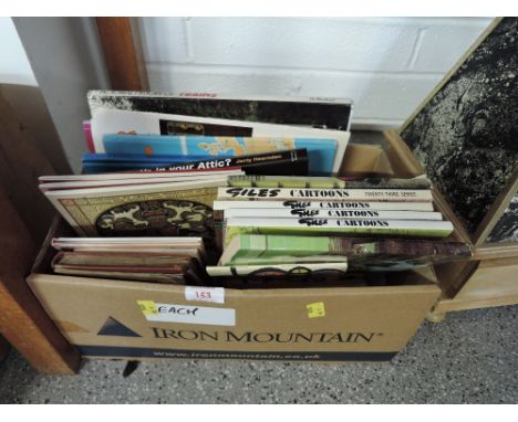 A selection of vintage novels and reference books