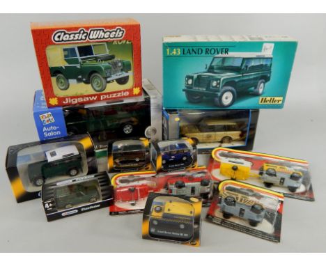 Various modern die cast blister packs etc., to include Marjorette, Kidz Only, also saloon Land Rover Defender, limited editio