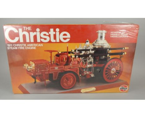 An Airfix model of a 1911 Christy American steam fire engine, in original box with cellophane.