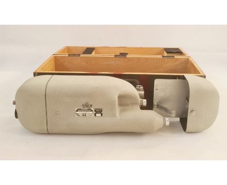 Painted pine box and contents marked 'Fairchild Aviation Corporation, New York, N.Y.USA Gun Camera No.41- 3686 and W-7B'Part 