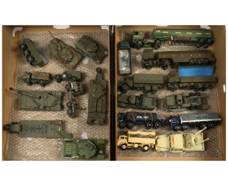 Dinky, Corgi, Solido &amp; Other Makers - A Group of Military Vehicles. Conditions generally appear Excellent to Near Mint. S