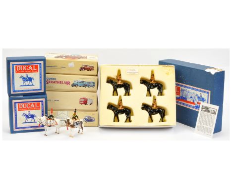 Ducal &amp; Corgi - A Group of Boxed Figures &amp; Vehicles. Comprising: Ducal DH8 '13th Lancers (Duke of Connaughts Own) Pak