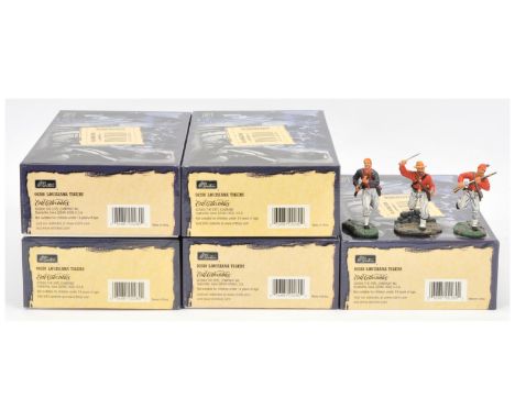 Britains 'American Civil War' - A Group of Boxed Sets. Comprising: 5 x Set No. 00280 'Louisiana Tigers'. 54mm scale metal fig