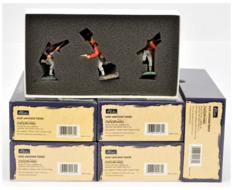 Britains 'American Civil War' - A Group of Boxed Sets. Comprising: 5 x Set No. 00280 'Louisiana Tigers'. 54mm scale metal fig
