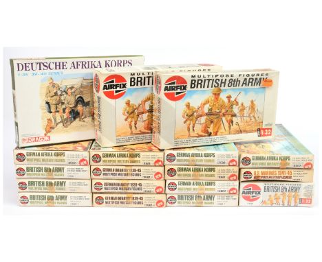 Airfix &amp; Other - A Group of 'Multipurpose Military Figures' Boxed Sets &amp; Others. 1/32 scale (Airfix). Comprising: 6 x