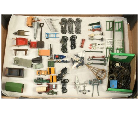 Dinky, JoHillCo &amp; Others - A Mixed Group of Vehicles, Accessories, Etc. Conditions generally appear Fair to Good overall.