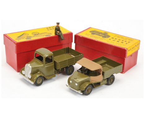 Britains - A Pair of Boxed Military Vehicles. Comprising: Set No. 1334 'Army Lorry' &amp; 1877 'Beetle Lorry'. 1948 &amp; 195