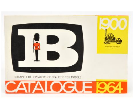 Britains - Original 1964 Trade Catalogue. Comprising: 'New Lines &amp; Catalogue', monochrome/colour, illustrated, 64 pages. 