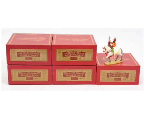 Britains 'Delhi Durbar Collection' - A Group of Boxed Sets. Comprising: 5 x Set No. 40179 'The Silver Trident Banner of Jaipu