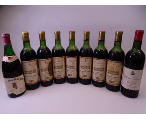 VINTAGE WINES to include 1964 Chateau Giscours, 1970 Special Reserve and 7 bottles of 1969 Chateau Foureau Saint Ferdinand