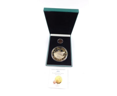 A London Mint World First Titanic Centenary Super Crown set, limited edition 120/999, boxed with certificate.