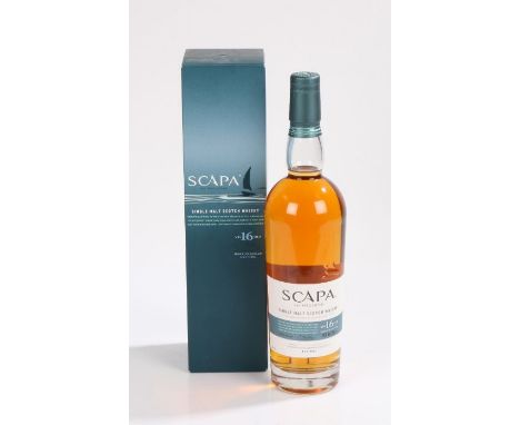 Scapa "the" Orcadian 16 year old single malt scotch whisky, 70cl, 40% vol, boxed