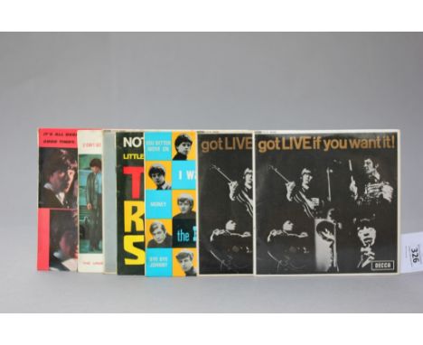 Vinyl - Rolling Stones - 7 EPs include 2  x Got live if you want it, one unboxed and one boxed with feelable marks, Five by f