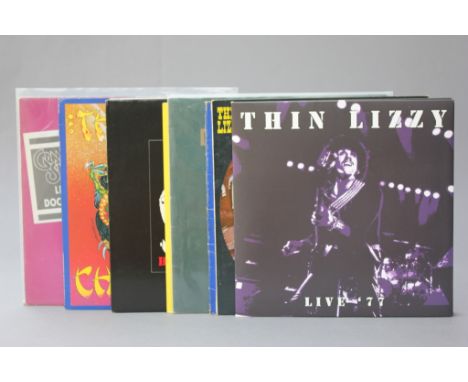 Vinyl - Collection of 17 Thin Lizzy and Phil Lynott including first two albums on Decca, Live in Concert double green vinyl, 