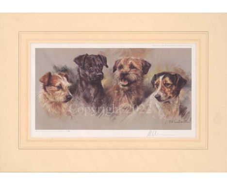 Mick Cawston Limited Edition Print Copy No.336, Image area 8” x 15”
Guide Price £80-£120. Mounted in a single cream washiline
