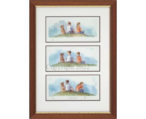 Mick Cawston Limited Edition print number 1 of 850. Signed. Supplied framed.  Image area 4” x 10” each. Guide Price £150 - £2