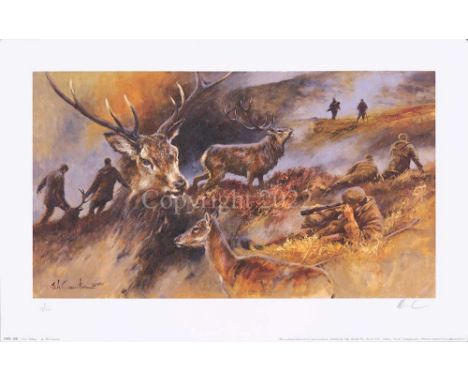 Mick Cawston Limited Edition print number 1 of 350. Signed. Unframed.  Image area 10” x 18”. Guide Price £200 - £300.  Condit