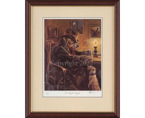 Mick Cawston Limited Edition Print Copy No.120, Image area 13” x 10”
Guide Price £120-£180. Newly framed and mounted. Conditi