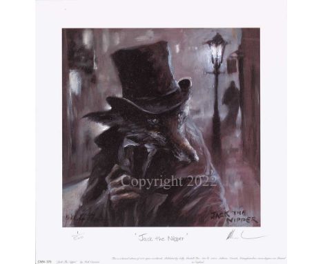 Mick Cawston Limited Edition print number 1 of 500. Signed. Unframed.  Image area 8.5” x 8.5”. Guide Price £200 - £250 Condit