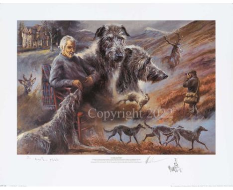 Mick Cawston Limited Edition print number 40 of 500. Signed and countersigned by Miss Anastsia Noble. Unframed.  Image area 1