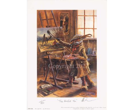 Mick Cawston Limited Edition Print Copy No.1, Image area 10.5” x 7”
Guide Price £200-£250.  Unframed. Condition excellent.