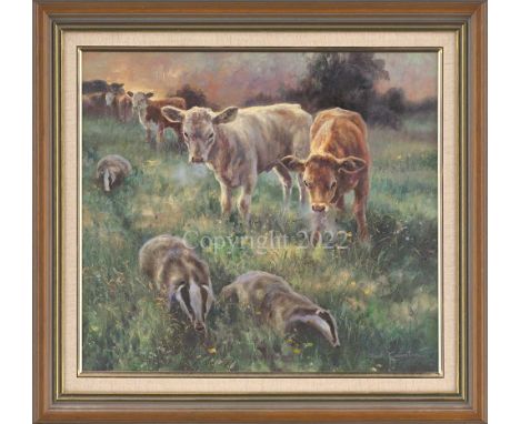 Mick Cawston Original oil on Canvas Size 18 x 20" This is the original work that was published as a open edition print. Guide