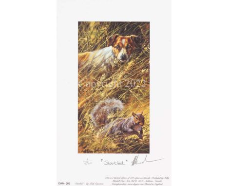 Mick Cawston Limited Edition print number 1 of 500. Signed. Unframed.  Image area 7” x 3.5”. Guide Price £90 - £120 Condition