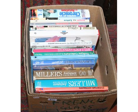A collection of mainly hardback books to include Millers Price Guides and automobile and aviation themes.