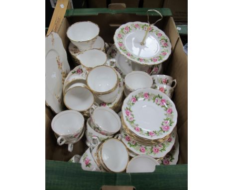 Colclough China Tea Service, Royal Stafford China part tea service, etc:- One Box.