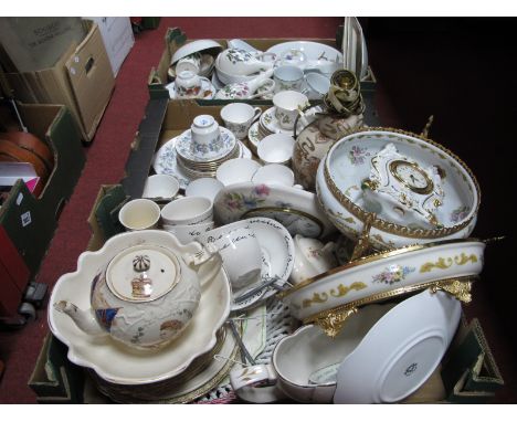Worcester 'Evesham', Portmerion, German Stein, cloak, other pottery, etc:- Three Boxes.