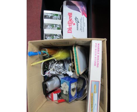 Cooking Pans, kitchenware, Dirt Devil, pouffe, etc.