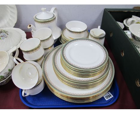 Paragon China 'Kensington' Tea Service, (some seconds), thirty three pieces:- One Tray.