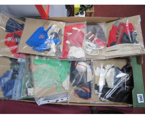 Action Man Vintage Uniforms, in ten packets.