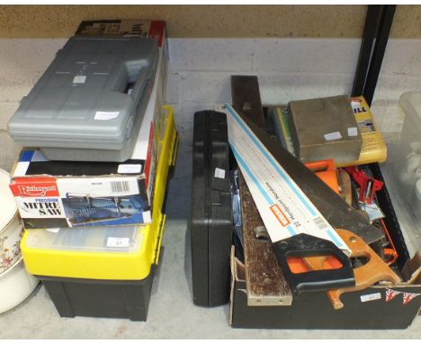 A quantity of hand tools.