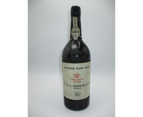 W &amp; J Graham Vintage Port 1970