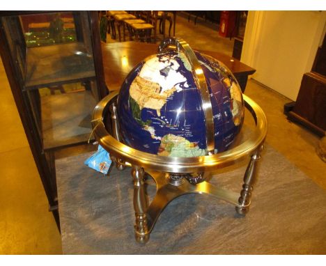 Gem Stone Globe, 33cm diameter