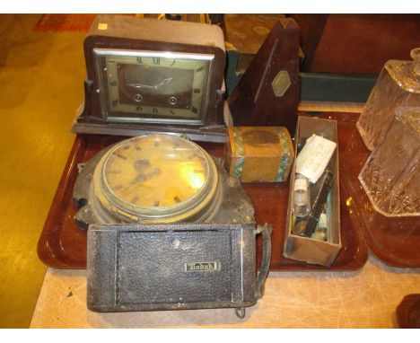 Mantel and Wall Clocks, Metronome, Folding Camera etc