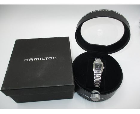 Ladies Hamilton Stainless Steel Watch, with box