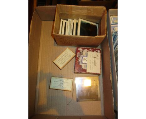 Early Monochrome and Coloured Magic Lantern and Miniature Stereoscopic Slides