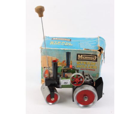 A Mamod live steam roller, in original box