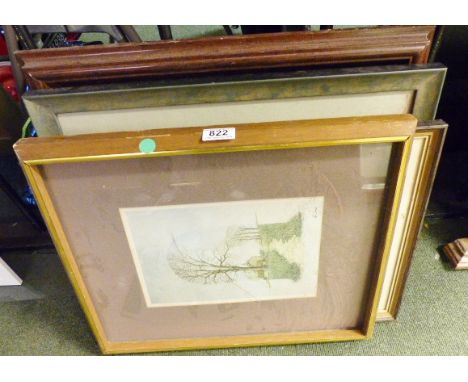 MIXED PRINTS. Quantity of mixed framed and glazed prints