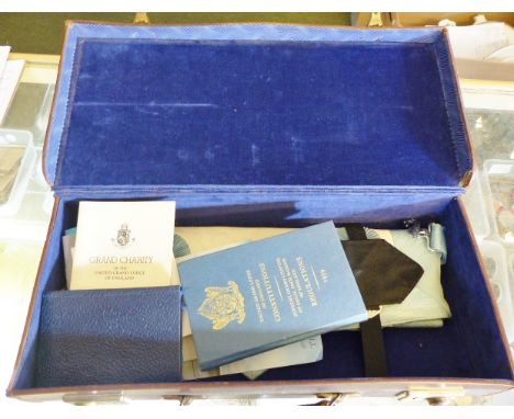 MASONIC ITEMS. Masonic items to include sash and various ephemera 