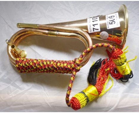 BRASS BUGLE. Brass bugle