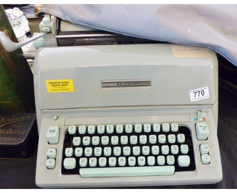 HERMES TYPEWRITER. Hermes ambassador vintage typewriter