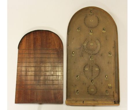 A Bagatelle and a shove halfpenny board